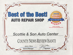 2019 Readers Choice Award - Best BodyShop.